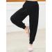 TAIKMD Kids Girls Black Harem Pants - Stretchy Dancewear for Hip Hop, Jazz, Yoga - Size 12 - Buy Online on GoSupps.com
