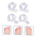 Lurrose Silicone Bunion Cushion Spacer - 4 Pairs Men's Gel Foot Care Tool for Women - Bunion Sleeve Separator - Buy Online on GoSupps.com