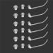 JYTOP 18 Pcs Ear Plug with 6 tubes Heard Hearing Aid Aids Eartips Domes (Size S M L)