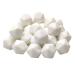 30pcs Snow White Color 14mm Silicone Polyhedron Beads Silicone Geometry Icosahedron Beads for Mom Jewelry Necklace Making