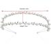 Double-layer Pearl Rhinestone Headband Bridal Wedding Metal Hair Band Shiny Rhinestone Hair Hoop Decorative Headpiece Hair Accessories Ornaments for Women Girls (Silver) - Buy Online on GoSupps.com