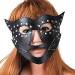 Buy Base-Mask Decoration Maskerade Grown Black Bondage Cat Hall Mask - Black Mouth Protection | One Size | International Shipping Available - Buy Online on GoSupps.com