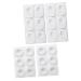 HAPINARY 4 Sheets Corn Stickers Moleskin Heel Pads Wear-Resistant Foot Corn Pad Foot Corn Pads Heel Cushion Inserts Convenient Feet Corn Patch Shoe Inserts Liners Foot Pad White Felt