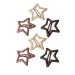 6 Pieces Metal Snap Hair Clips Hair Accessories Multicolor Hairpins Matte Elegant Hair Barrettes for Anniversary Leisure Casual Star 6pcs Star