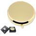 WOOYALIN Magnifying Compact Cosmetic Mirror 2.75 Inch Round Pocket Makeup Mirror Handheld Travel Makeup Mirror Portable Mirror Pocket Mirror Gold Gold 1