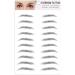 Eyebrow - Eyebrows Waterproof - Realistic Fake Eyebrows Waterproof And Long-Lasting Eyebrows Sticker Popular Brow Makeup Transfers Sticker Aviere ZE-007 - Buy Online on GoSupps.com