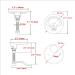 Marine 316 Stainless Steel Boat Cam Latch with Adjustable Locking Arm Height - Flush Pull Hatch Lift | Includes Back Plate & Installation Screws - Buy Online on GoSupps.com
