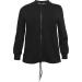 Sheego Ladies Large Size Sweat Jacket | Breathable Stretch Fitness Jacket in Black (Size 52-54) - Buy Online on GoSupps.com