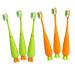 Skisuno 6st Carrow Toothbrush Children's toothbrushes large toothbrushes for babies toothbrushes for children travel toothbrush hand toothbrush for children beautiful children's toothbrush caricature beßring pp