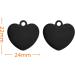 Personalized Engraved Dog & Cat ID Tag - Heart Trailer Badge | Pet Gifts for All Collars (Black) - Buy Online on GoSupps.com