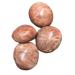 Quartz Crystals Palm Stones Natural Gemstones Peach Moonstone Crystal Stones for Craft Reiki Home Decor Gifts - (Size: 40-60mm)