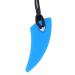 Multicolored Tough Tooth-Shaped Silicone Necklace for Oral Motor Skills & Fear Relief - 5 Heat-Resistant Sensory Chewing Chains for PDD - Buy Online on GoSupps.com
