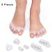 Toe Straightener Spacers | Gel Toe Separators for Bunion Hammer Toe & Crooked Toes - Improve Comfort & Alignment - Buy Online on GoSupps.com