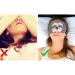 Soft Plush Sloth Sleep Eye Mask Set - Funny Nap Cover for Home and Travel - Grey/Brown - Kids to Adults - Buy Online on GoSupps.com
