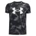 Under Armour Boys' Tech Big Logo Printed Short-Sleeve T-Shirt (007) Black / / White Large
