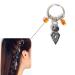 14 Pieces Colorful Hair Rings - Shiny Silver Braid Accessories with Coin Pearl Pendants | Fashion Hair Jewelry for Women & Girls - Buy Online on GoSupps.com