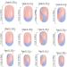 24Pcs Press on Nails Short French Tips Fake Nails Acrylic Square False Nails Summer Reusable Artificial Almond Blue Nails for Women and Girls - Buy Online on GoSupps.com