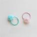 Hot&Sattion 20pcs Flower Pom Ball Hair Ties for Girls | Small Hair Ties for Kids | Multicolor Stretchy Ponytail Holders - Buy Online on GoSupps.com