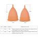 Super Soft Reusable Menstrual Cup - Medical Grade Silicone Sensitive Fit for Women (L Orange) | Eco-Friendly Hygiene Products - Buy Online on GoSupps.com