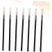 Baluue 50pcs Disposable Eyeliner Brush Liquid Eyeliner Fine Liner Brush Eye Liner Wands Black 10x0.3cm Black - Buy Online on GoSupps.com