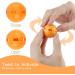 TIESTRA Shoe Deodorizer Balls 6 Pack-Reusable Shoe Fresheners-Fresh Scent for Sport Shoes Bags and Locker Orange/Citrus - Buy Online on GoSupps.com