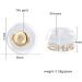 14K Gold Silicone Earring Backs - Hypoallergenic & Secure Replacement for Studs - Comfortable & Safe - Buy Online on GoSupps.com