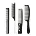 SLIPPET Hair Comb Styling Set 4 Pieces Fine Wide Tooth Comb Rat tail Comb Cutting Comb Parting Comb Anti Static Combs for men women dry wet hair thin curly hairdressing Set