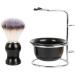 Bravolune Shaving Razor Brush Set with Holder - Premium Beard Grooming Gift for Men | Hair Removal Mug & Rack - Buy Online on GoSupps.com