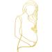 QPARTYFIRE Pregnant Lady Baby Shower Cake Topper Pregnancy Acrylic Baby Cake Charm for Gender Reveal Cake Decoration Pregnancy Announcement/Wecome Baby Party Supplies(02) Yellow06 - Buy Online on GoSupps.com