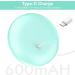 wobsion Travel Makeup Mirror with Lights Rechargeable Dimmable 26 Leds Light Mirror 1x/10x Magnification Compact Mirror with Light 4in Handheld Portable Mirror for Handbag Gifts for Girls Cyan - Buy Online on GoSupps.com