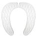 Owfeel Tank Lid Covers Pads, Gel Toilet Seat Cushion Cover Pad for Bathroom Travelling (Tranparent)