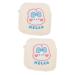 Healeved 2st Storage bag for women's bandages female product organizer tampon bag bag for women bands outdoors outdoors Pad pocket white girl zipper bracket plush whitex2st 13x13cmx2pcs