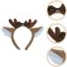minkissy Deer Ear Headband Christmas BoBo Antlers Headband Plush Reindeer Bow Christmas Hat Cosplay Deer Hair Accessories Hairband Cosplay Christmas Party for Boy Girls - Buy Online on GoSupps.com