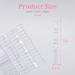 Buy 50 Transparent Nail Sticks - Nail Art Practice & Display Capsules for DIY Nail Designs - Buy Online on GoSupps.com