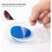 2 Pairs Gel Heel Cups Silicone Heel Cup Pads for Plantar Fasciitis Heel Spur & Achilles Pain Gel Heel Cups and Cushions Absorbing Support (L) L(Pack of 4) Blue - Buy Online on GoSupps.com