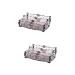 Ipetboom 2pcs Box Cosmetic Storage Boxes Desktop Storage Case Cosmetics Holder Makeup Box Display Box Jewelry