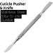 Haryali London Cuticle Pusher - Steady Grip Cuticle Pusher Tool 6 inches - Knife End Cuticle Trimmer and Pusher for Safe and Precise Cuticle Removal - Buy Online on GoSupps.com