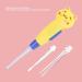 Children's Cartoon Earpick with LED Light - Removable Earwax Cleaner Tweezers & Scoop for Kids Ear Care - Buy Online on GoSupps.com