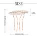 Bohend Hair Comb with Rhinestones White - Elegant Wedding Hair Accessory for Women and Girls - Buy Online on GoSupps.com