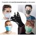 N I K B Black Sewing Elastic Mask Band with Adjustable Buckle | 1/5 Inch Adjustable Black Ear Loop Strap for Masks - Buy Online on GoSupps.com