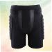 Besportble 3D Padded Shorts for Skiing Skating & Hockey - Black Short Pants for Ultimate Comfort - Buy Online on GoSupps.com