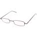 KoKoBin Metal Frame Reading Glasses +3.5 | Portable Unisex Spring Hinge Specs with Case - Gray - Buy Online on GoSupps.com