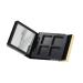 Ipetboom Palette de Maquillage Vide avec Couvercle Rabattable Mini Bo te Fards pour Ombres Paupi res Blush Rangement Compact pour Voyage