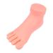 Lurrose 2 PCS Plastic Foot Model Tools Nail Art Practice Foot Model Soft Prosthetic Manicure Tool for Nail Art Training (Right)