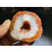 Natural Crystal Rough Red Battle Blood Agate Rough China Agate Crystal Achat Geode Specimen 155g RD11 Stone Collection