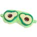 Healifty Sleep Mask Cartoon Avocado Eye Shade Cover Soft Plush Eye Mask Blindfold Eye Mask Cover Night Sleep Mask with Elastic for Women Men Travel Sleeping