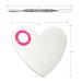 Necitorix Stainless Steel Mixing Palette - Heart Small | Makeup Foundation & Nail Gel Polish Mixing Tray | Cosmestic Tool - Buy Online on GoSupps.com