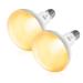 Luxvista 2Pack 100W Reptile Heat Lamp Bulb E27 Basking Bulb Warm White Light Heat Bulb Dimmable Heat Lamp for Puppies/Reptiles/Lizards/Tortoise/Chicks/Amphibian/Bearded Dragon 2700k Warm White 2pack E27 Heat Bulb