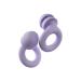 Loop Quiet 2 Plus Ear Plugs with Double Tips Ultra-Comfy Reusable Earplugs for Sleep Focus Travel Noise Sensitivity | Flexible Protection | 24 dB (SNR) Noise Reduction + 3 dB with Double Tips Violet