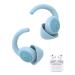 NRR 33dB Ear Plugs for Sleeping Noise Cancelling Reusable Silicone Earplugs for Noise Reduction Hearing Protection Ear Plugs for Focus Study Work Sleep - Blue Blue-0301